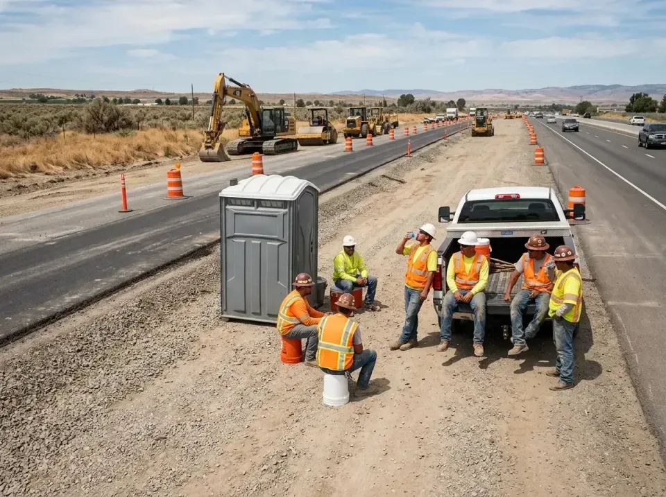 highway-road-construction-crew-007 — frequently asked questions, Porta Potty and Restroom Rentals in Rutgers University-Busc…